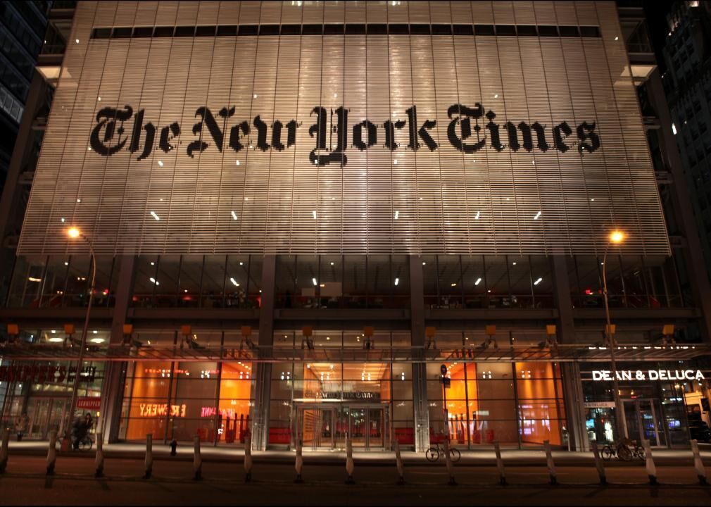 2007: New York Times building opens
